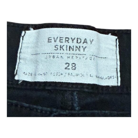 Urban Heritage Everyday Skinny Jeans Mens 28 Black Stretch Slim Fit Pants - Picture 5 of 9